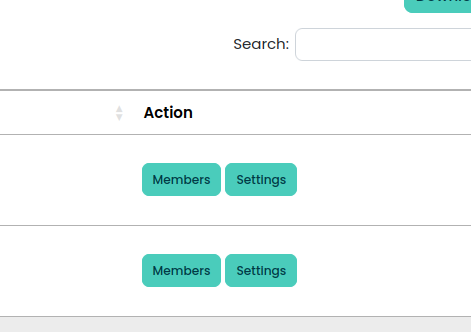 Buttons to manage the settings and members for a list An image showing the new buttons to access settings and members for a list